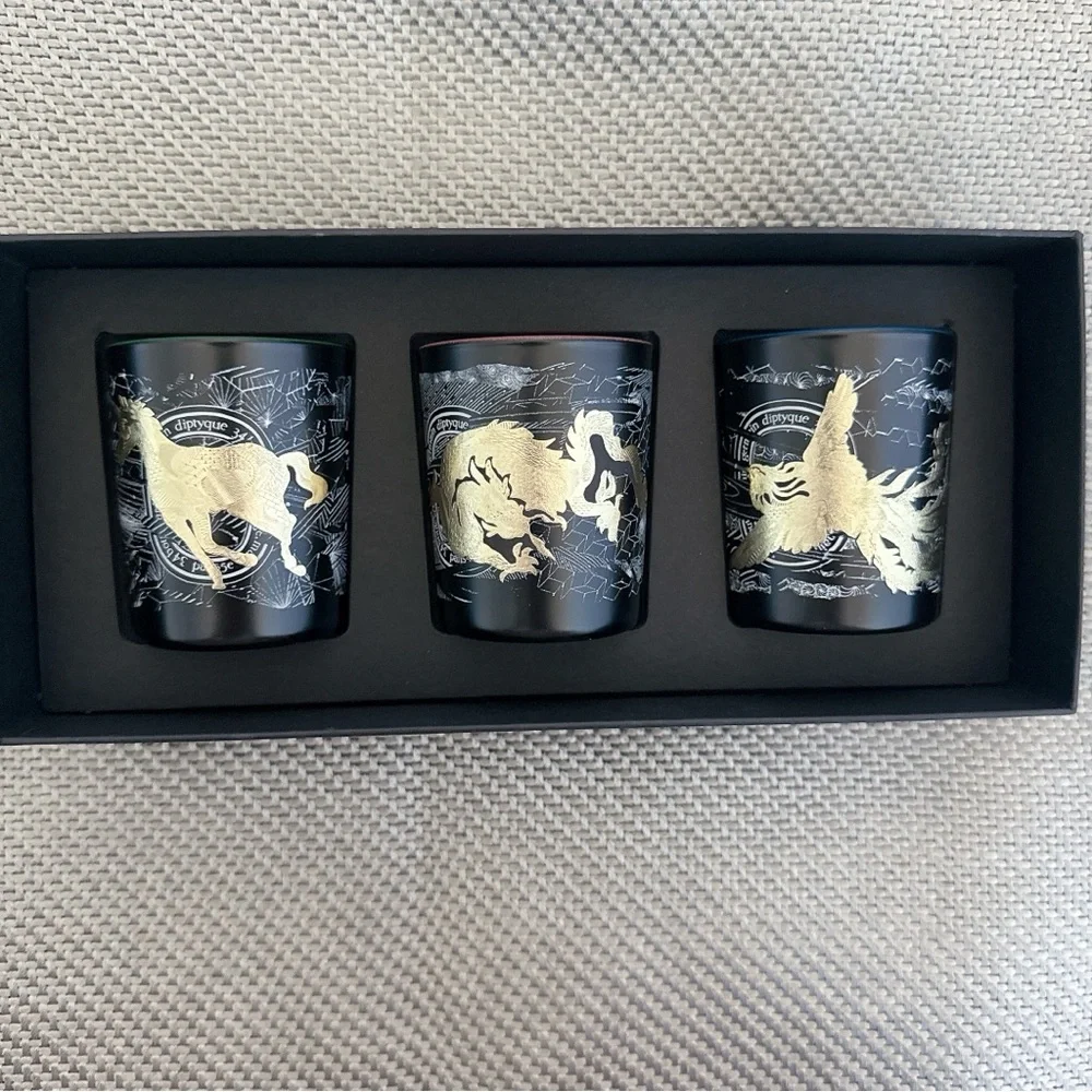 NEW RARE Diptyque 2017 Holiday Candle Set limited edition constellation candle